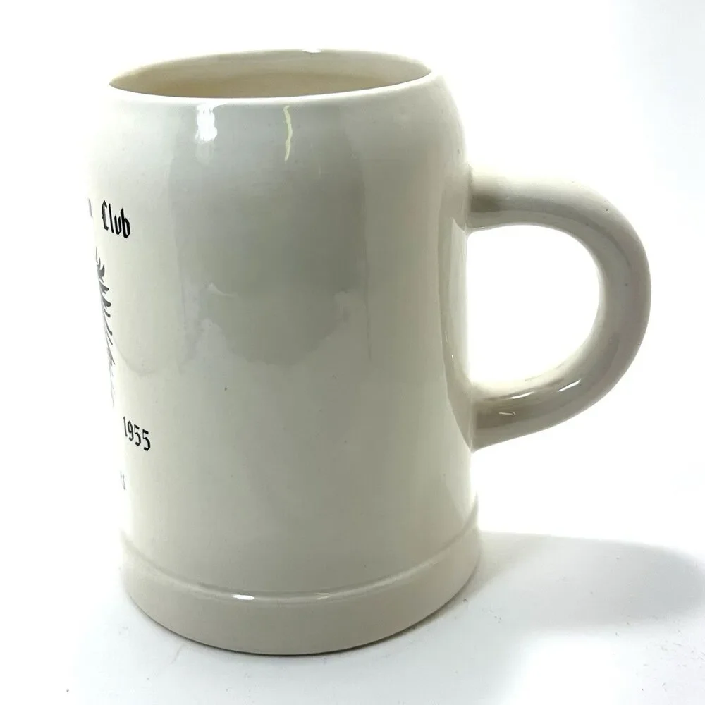 Austrian American Club 1955 Los Angeles Beer Stein | .5L Eagle Mug VTG